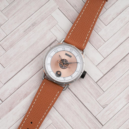 Full Grain Leather Epsom Style Quick Release Watch Straps