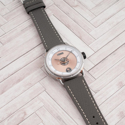 Full Grain Leather Epsom Style Quick Release Watch Straps