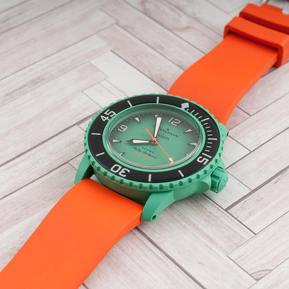 Smooth FKM Rubber Quick Release Watch Straps