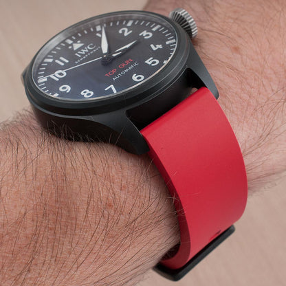 Smooth FKM Rubber Quick Release Watch Straps