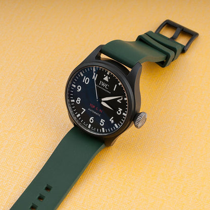 Smooth FKM Rubber Quick Release Watch Straps