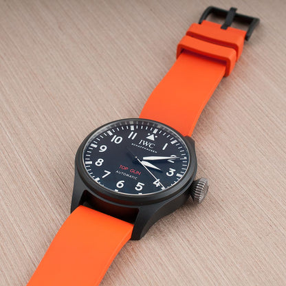 Smooth FKM Rubber Quick Release Watch Straps