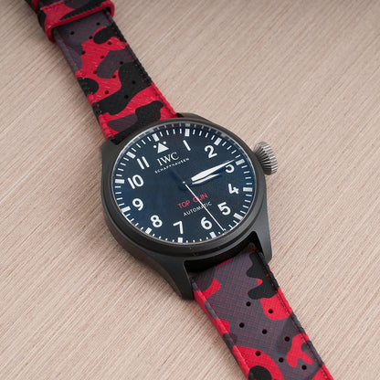 Tropical Retro Style FKM Rubber Quick Release Watch Straps