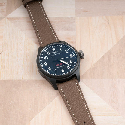 Full Grain Leather Epsom Style Quick Release Watch Straps