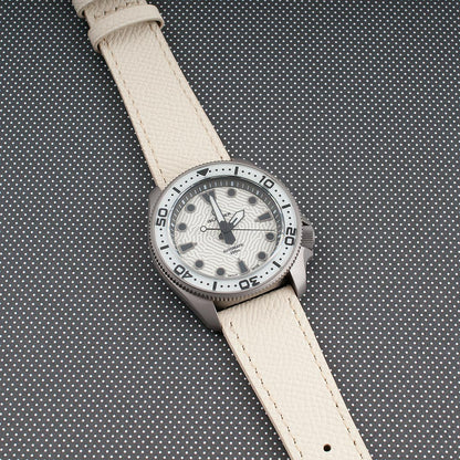 Full Grain Leather Epsom Style Quick Release Watch Straps