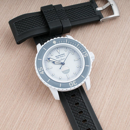 Locking Keeper FKM Rubber Quick Release Watch Straps