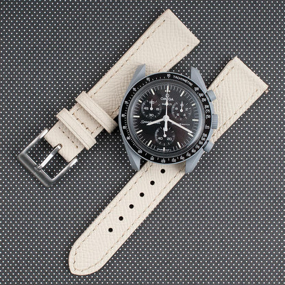 Full Grain Leather Epsom Style Quick Release Watch Straps