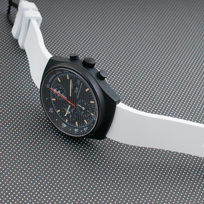 Smooth FKM Rubber Quick Release Watch Straps