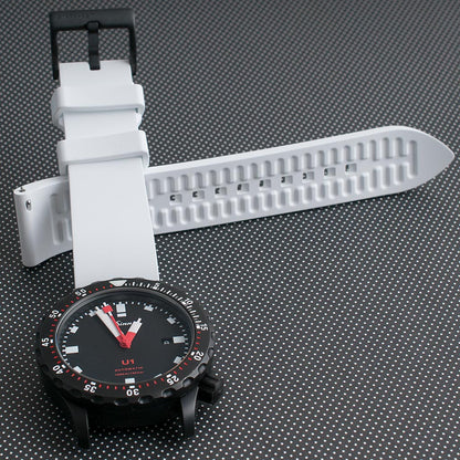 Smooth FKM Rubber Quick Release Watch Straps