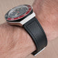 TQ18 Q Timex Replacement Watch Straps - Leather and FKM Rubber Hybrid Quick Release Watch Bands