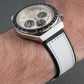 TQ18 Q Timex Replacement Watch Straps - Leather and FKM Rubber Hybrid Quick Release Watch Bands