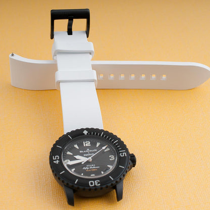 Smooth FKM Rubber Quick Release Watch Straps