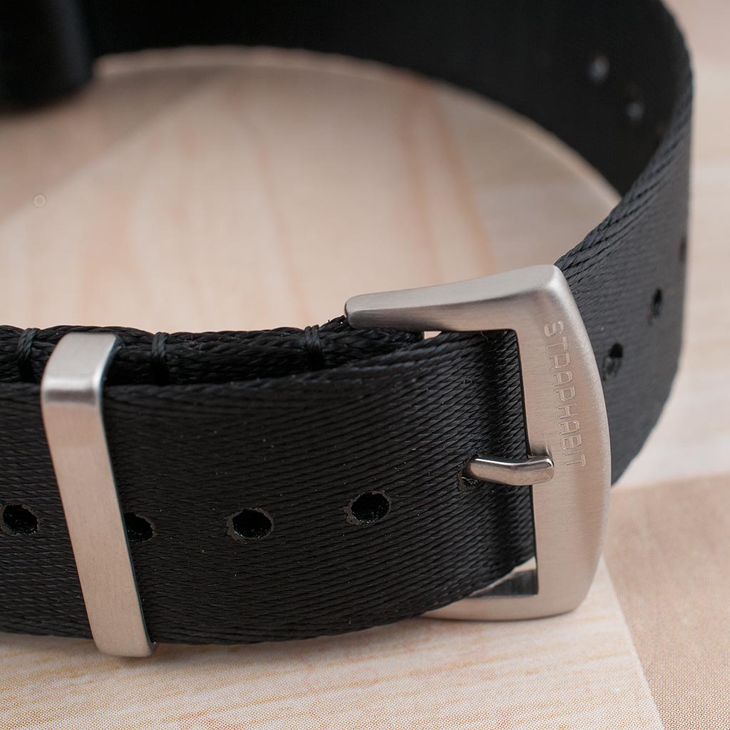 Seat Belt Pass Through Military Style Watch Straps