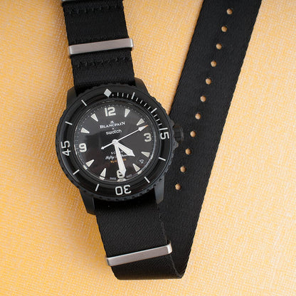 Seat Belt Pass Through Military Style Watch Straps