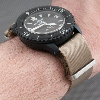 Seat Belt Pass Through Military Style Watch Straps