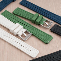 TQ18 Q Timex Replacement Watch Straps - FKM Rubber Quick Release Watch Bands