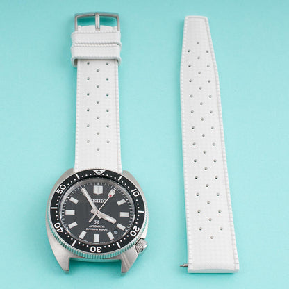 Tropical Retro Style FKM Rubber Quick Release Watch Straps