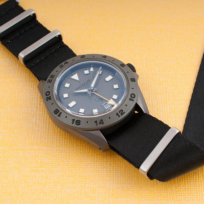 Seat Belt Pass Through Military Style Watch Straps