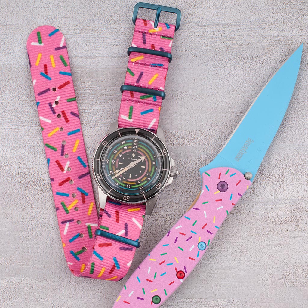 BladeHQ x StrapHabit Dessert Warrior Watch Straps