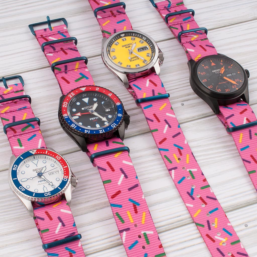 BladeHQ x StrapHabit Dessert Warrior Watch Straps