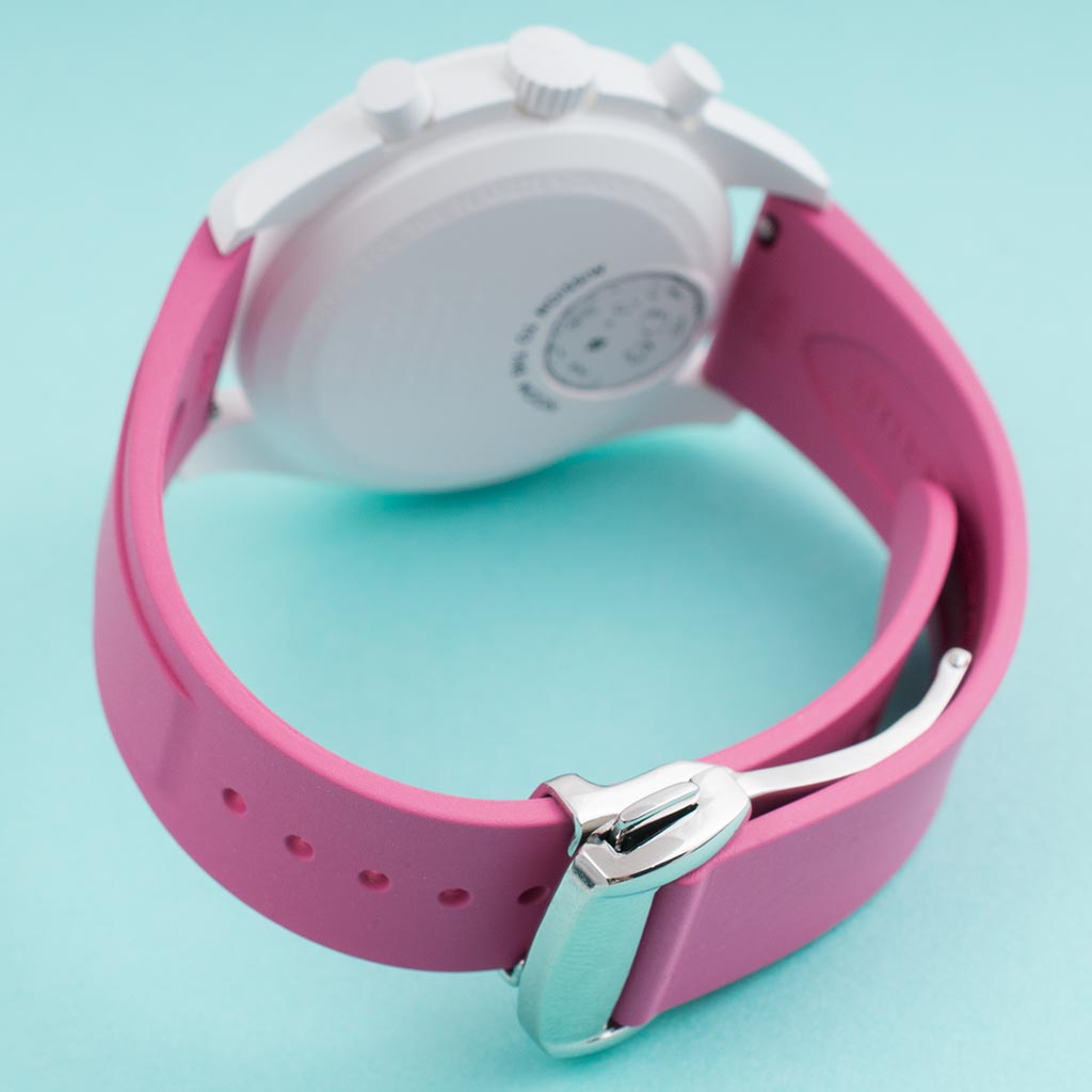 Brodinkee x StrapHabit Men Wear Pink 2024 Deployant Buckles
