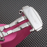 Brodinkee x StrapHabit Men Wear Pink 2024 Deployant Buckles