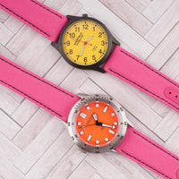 Brodinkee x StrapHabit Men Wear Pink 2025 Deployant Sailcloth Watch Straps