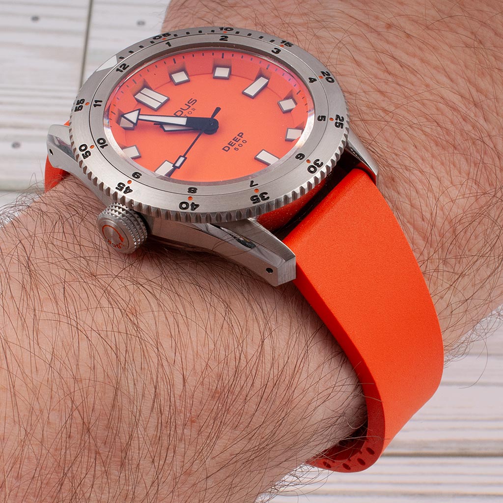 CTS Deployant Smooth FKM Rubber Watch Straps