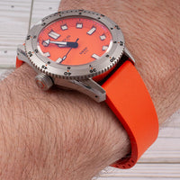 CTS Deployant Smooth FKM Rubber Watch Straps