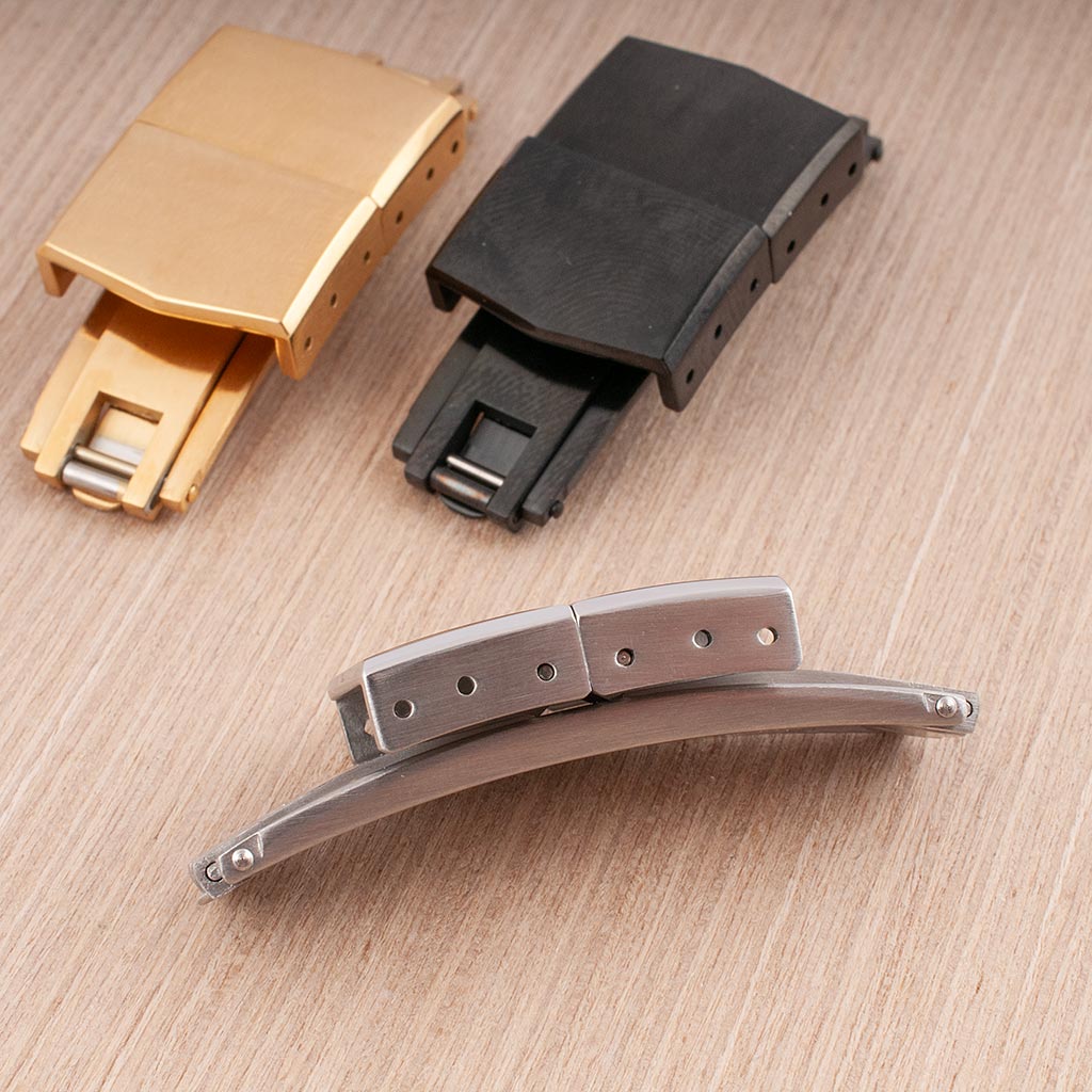 CTS Deployant Smooth FKM Rubber Watch Straps