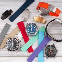 CTS Deployant Smooth FKM Rubber Watch Straps
