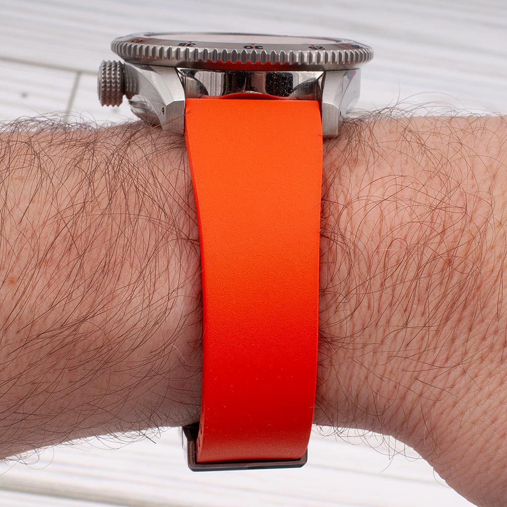 CTS Deployant Smooth FKM Rubber Watch Straps