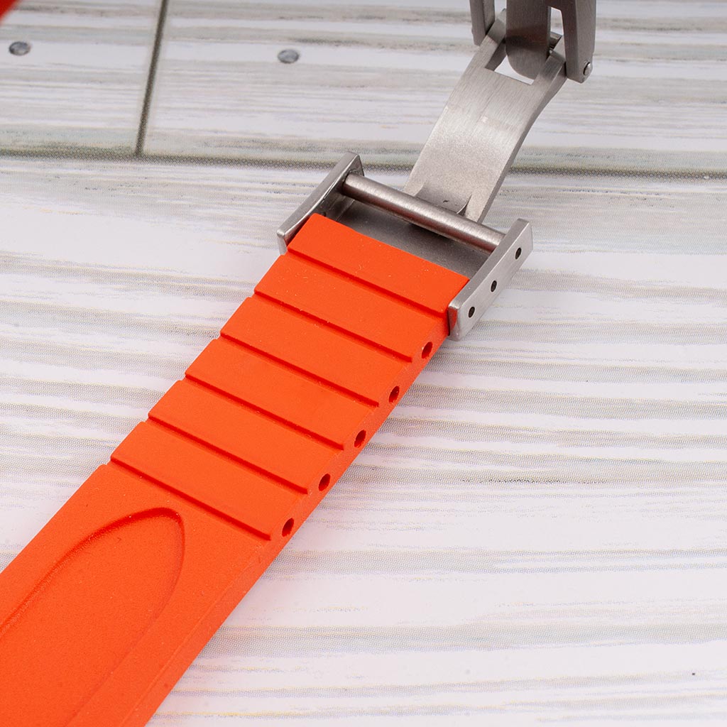 CTS Deployant Smooth FKM Rubber Watch Straps