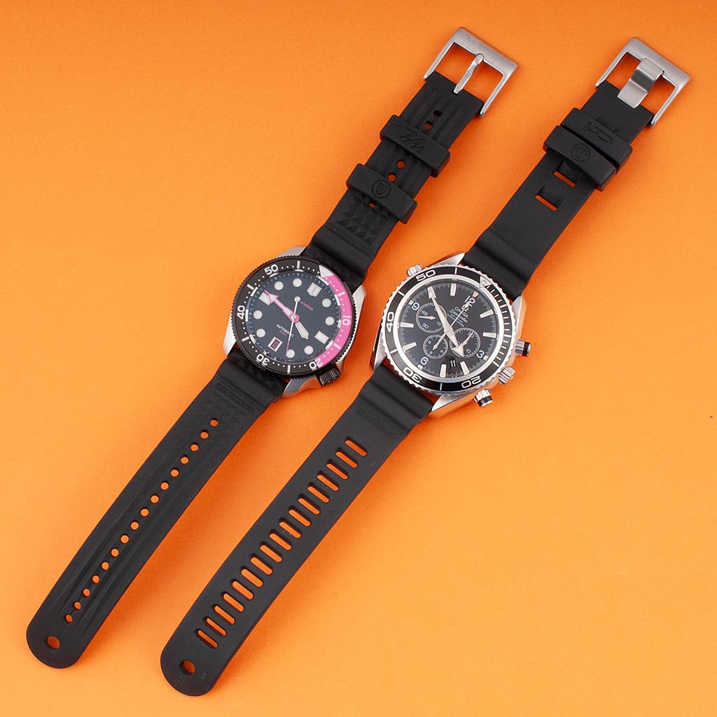 Divecore x StrapHabit WFL Waffle Professional Diving Watch Straps