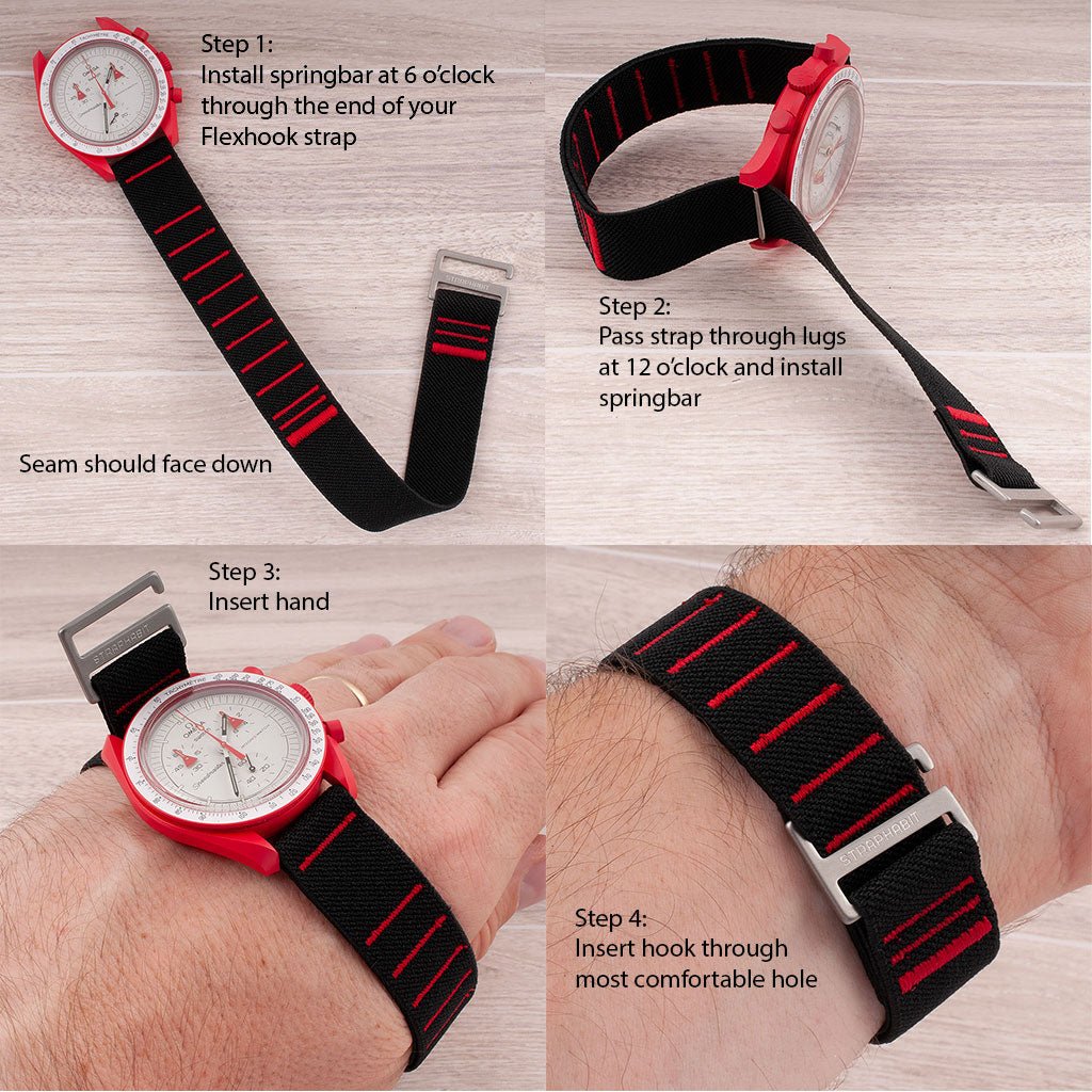 FlexHook Elastic Watch Straps