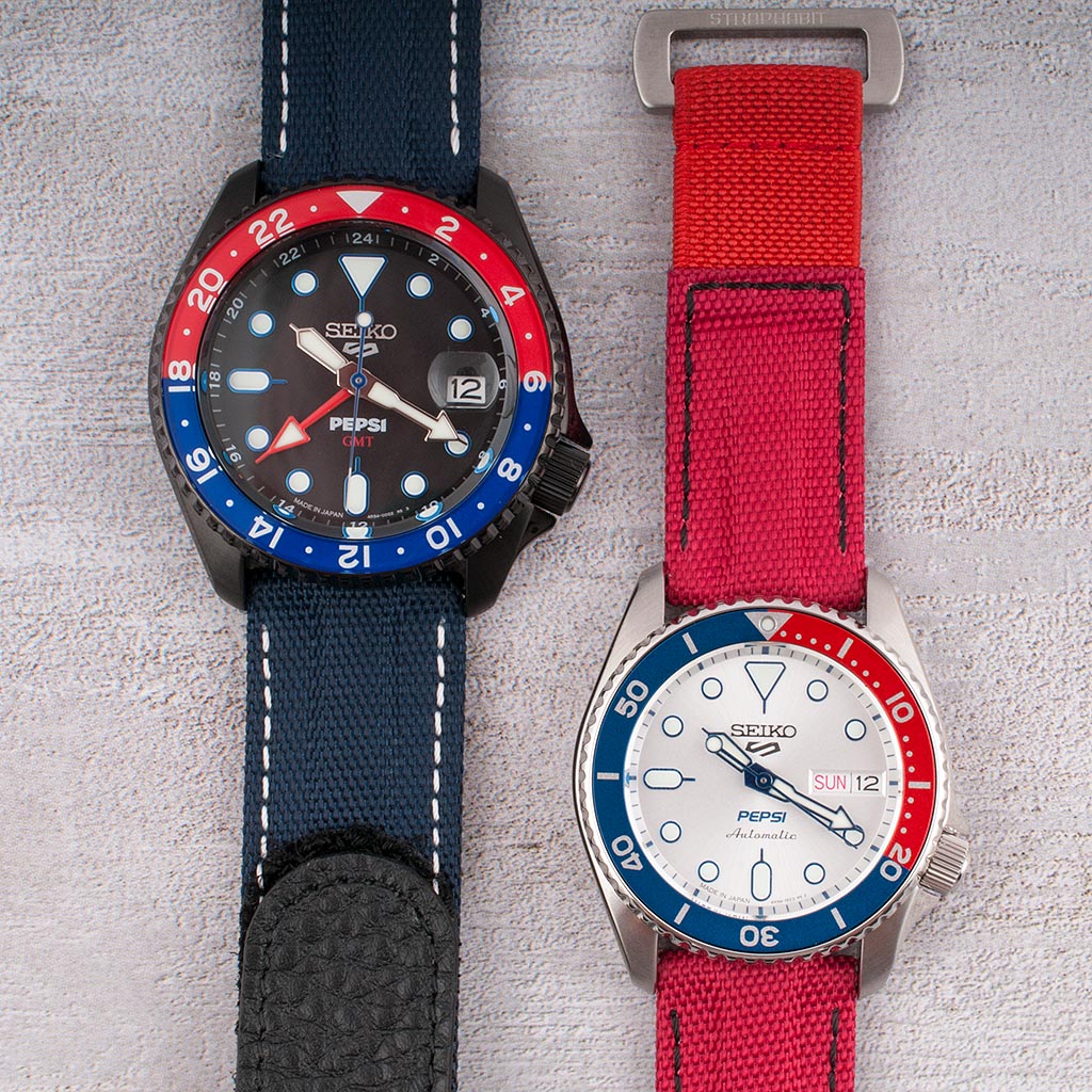 Hook and Loop Elastic Quick Release Watch Straps