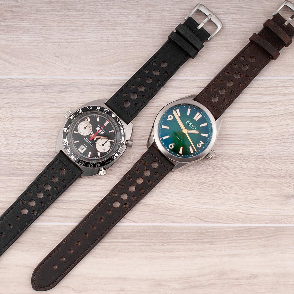 Horween Leather Racing Watch Straps