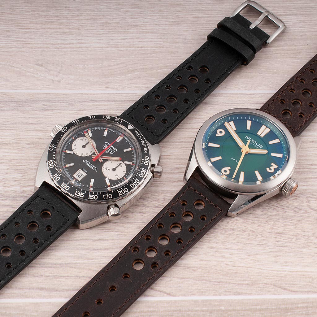Horween Leather Racing Watch Straps