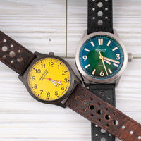 Horween Leather Racing Watch Straps