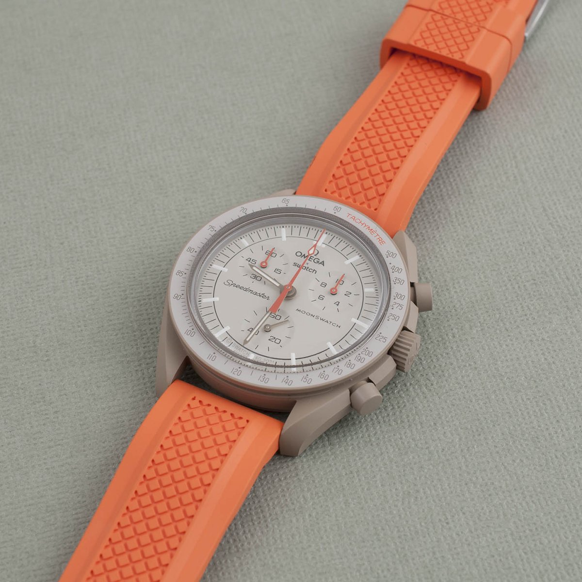 Locking Keeper FKM Rubber Quick Release Watch Straps
