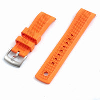 Locking Keeper FKM Rubber Quick Release Watch Straps