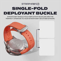 Single-Fold Deployant Buckles