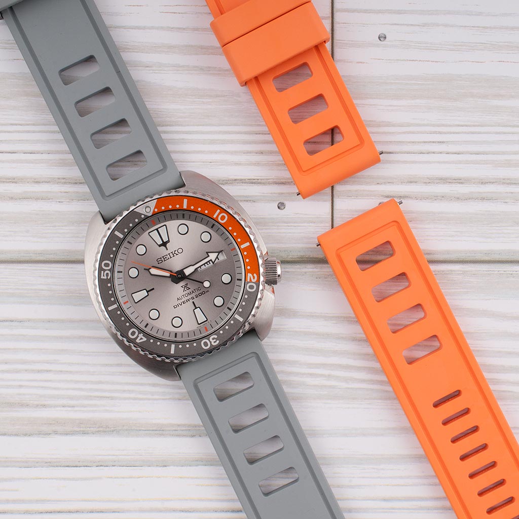 StrapHabit Diver FKM Rubber Quick Release Watch Straps