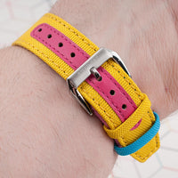 Ride to Conquer Cancer x StrapHabit 2025 Premium Sailcloth Watch Straps
