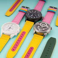 Ride to Conquer Cancer x StrapHabit 2025 Premium Sailcloth Watch Straps