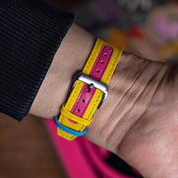 Ride to Conquer Cancer x StrapHabit 2025 Premium Sailcloth Watch Straps