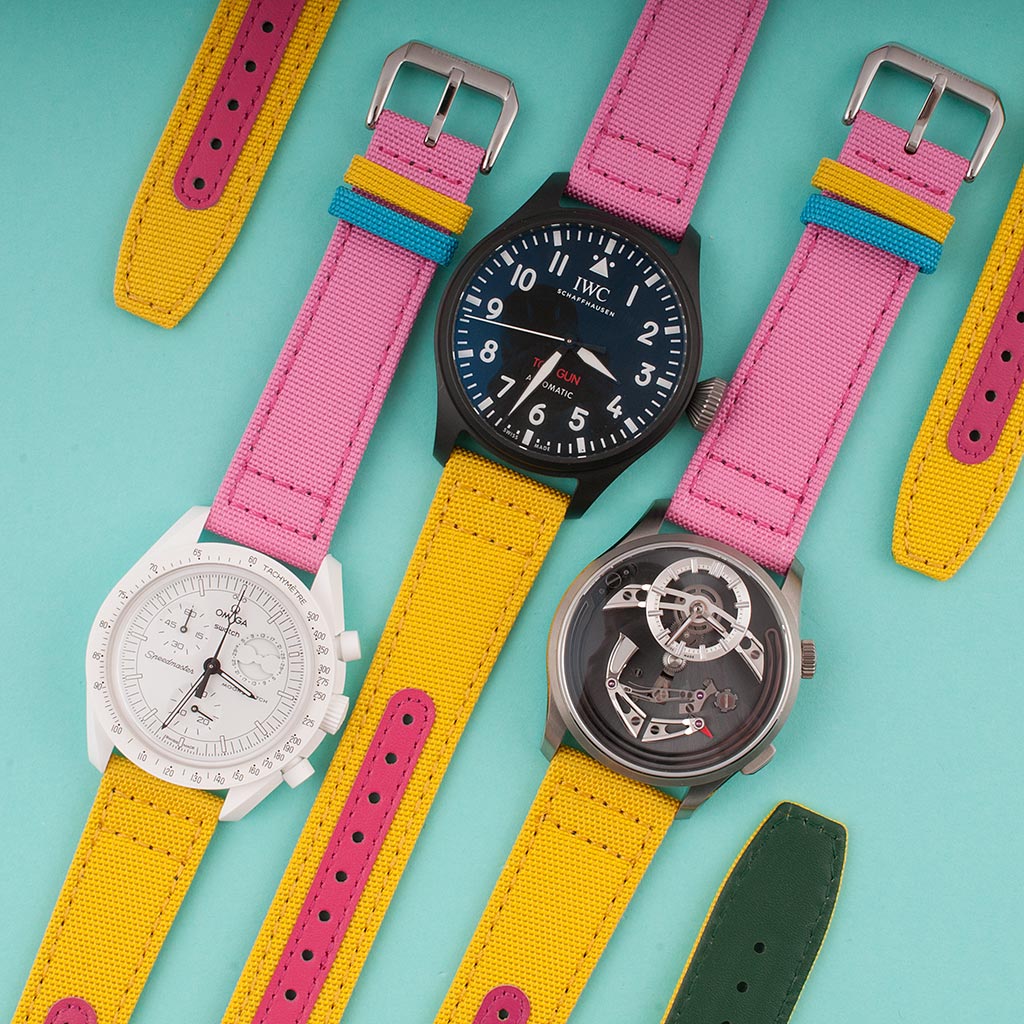 Ride to Conquer Cancer x StrapHabit 2025 Premium Sailcloth Watch Straps