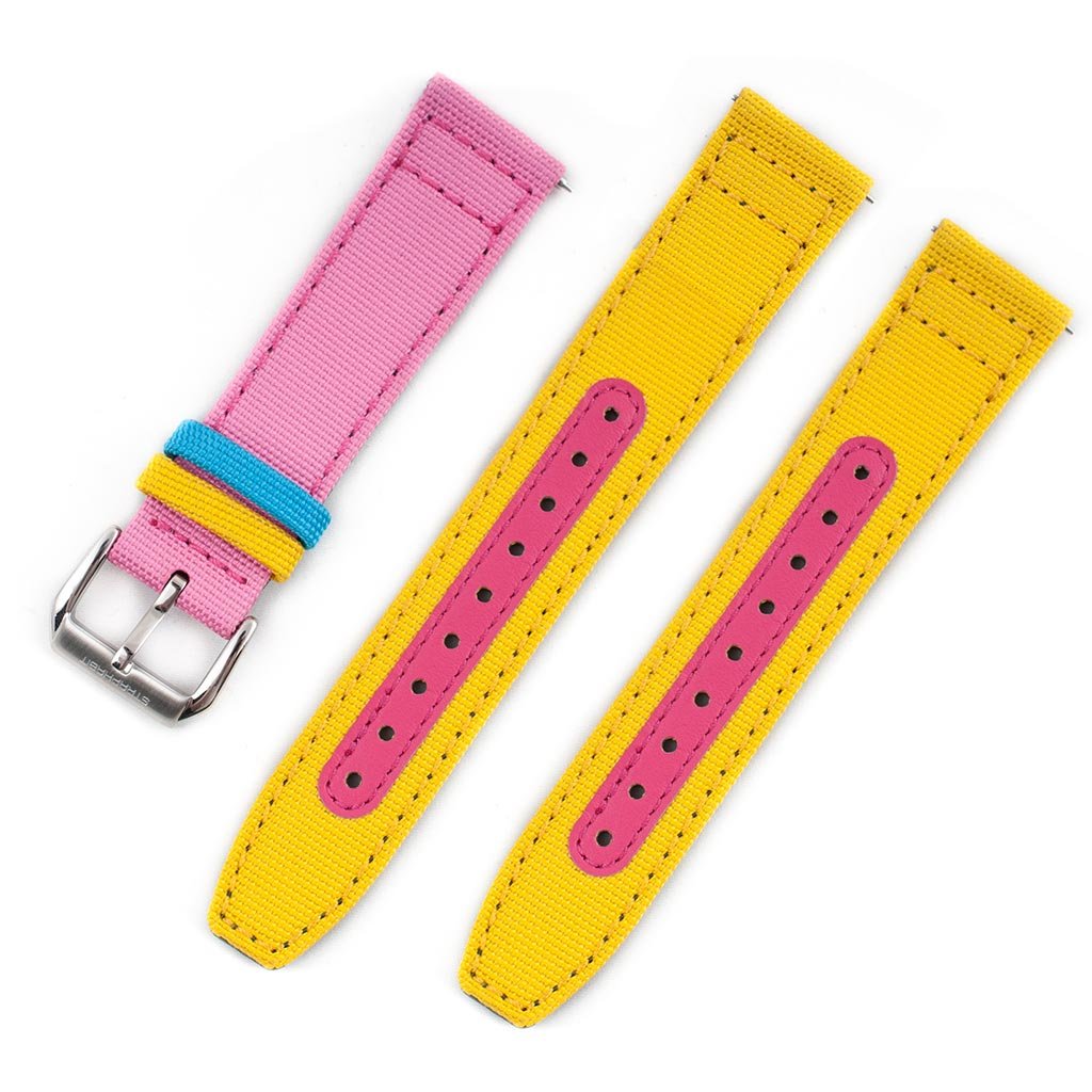 Ride to Conquer Cancer x StrapHabit Sailcloth Watch Straps