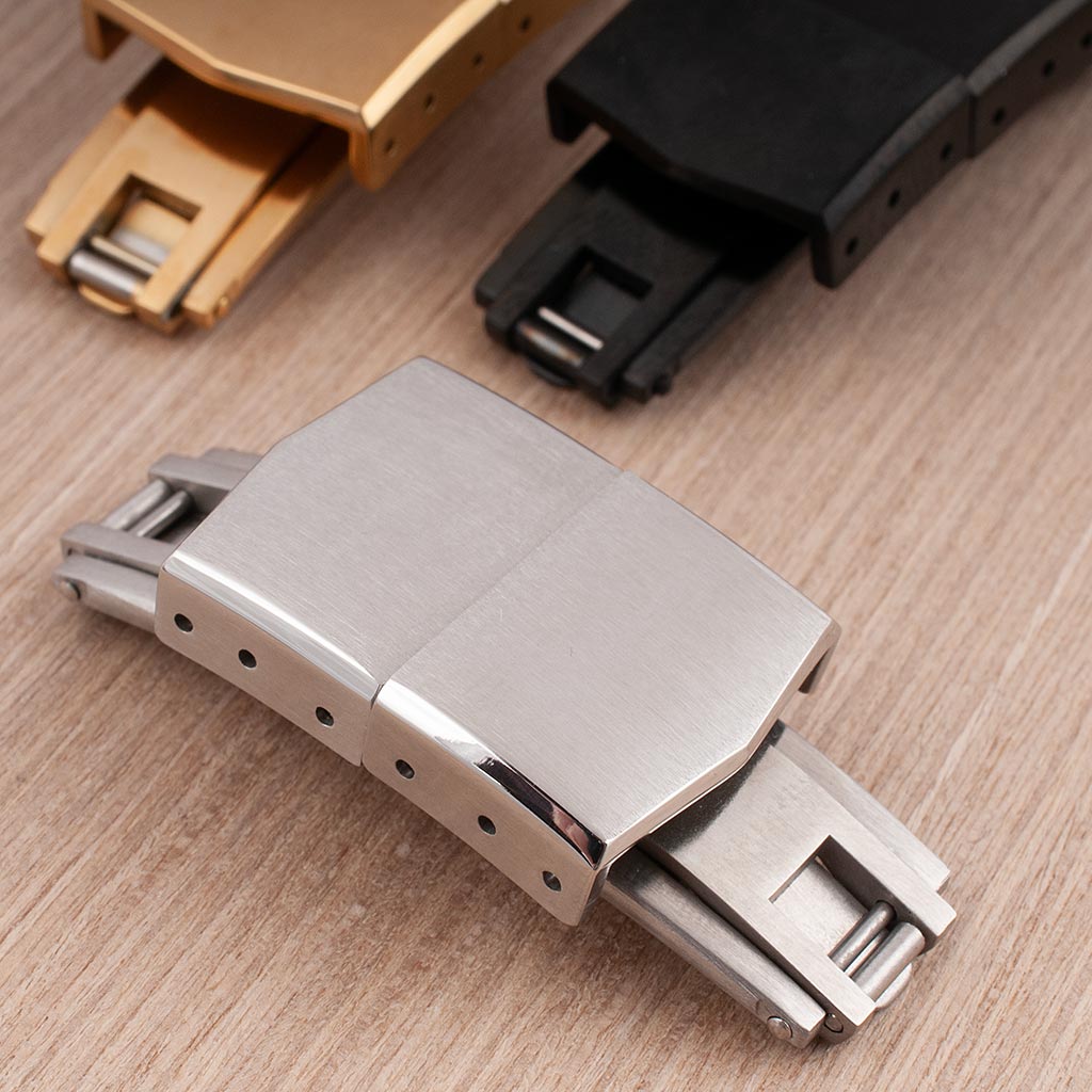Spring Strap Materials Spring-Loaded Deployant Buckle For StrapHabit CTS Strap