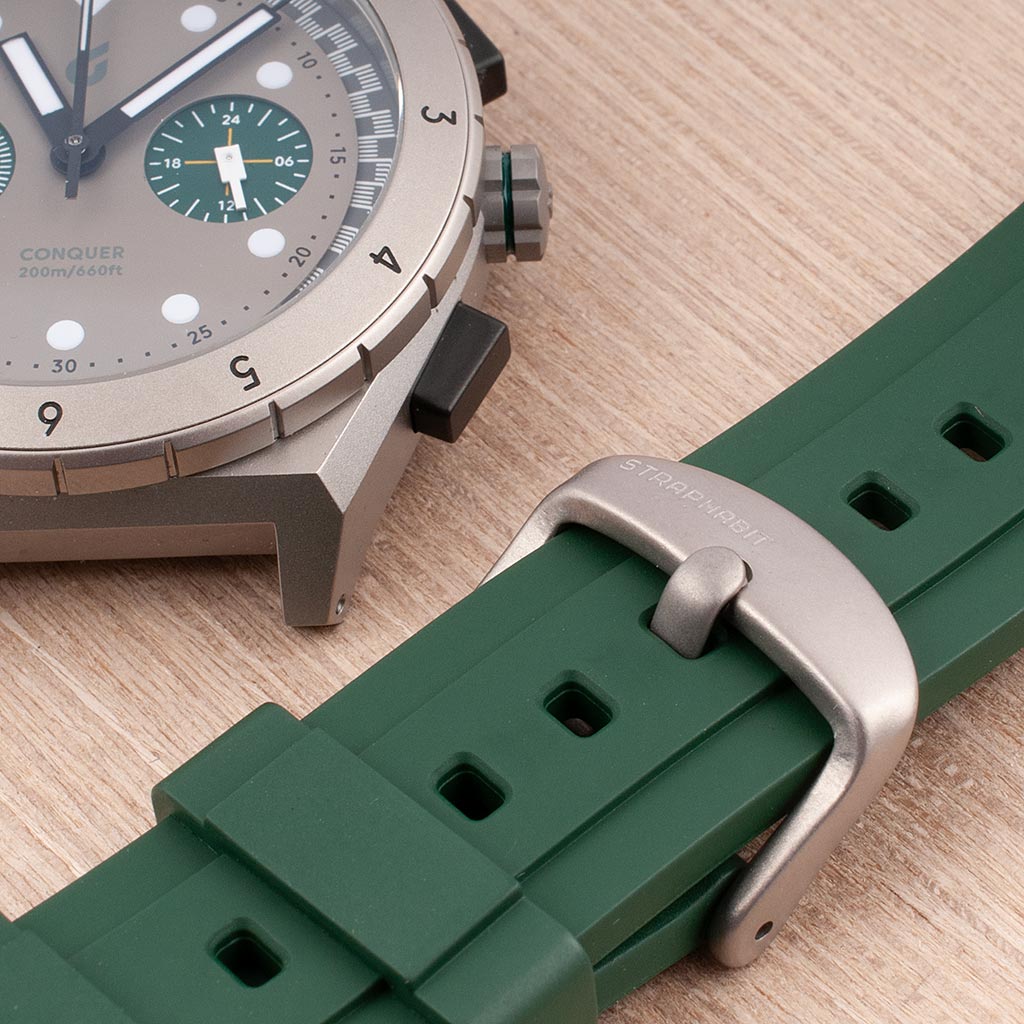 Titanium Replacement Watch Buckles - 18mm and 20mm - StrapHabit